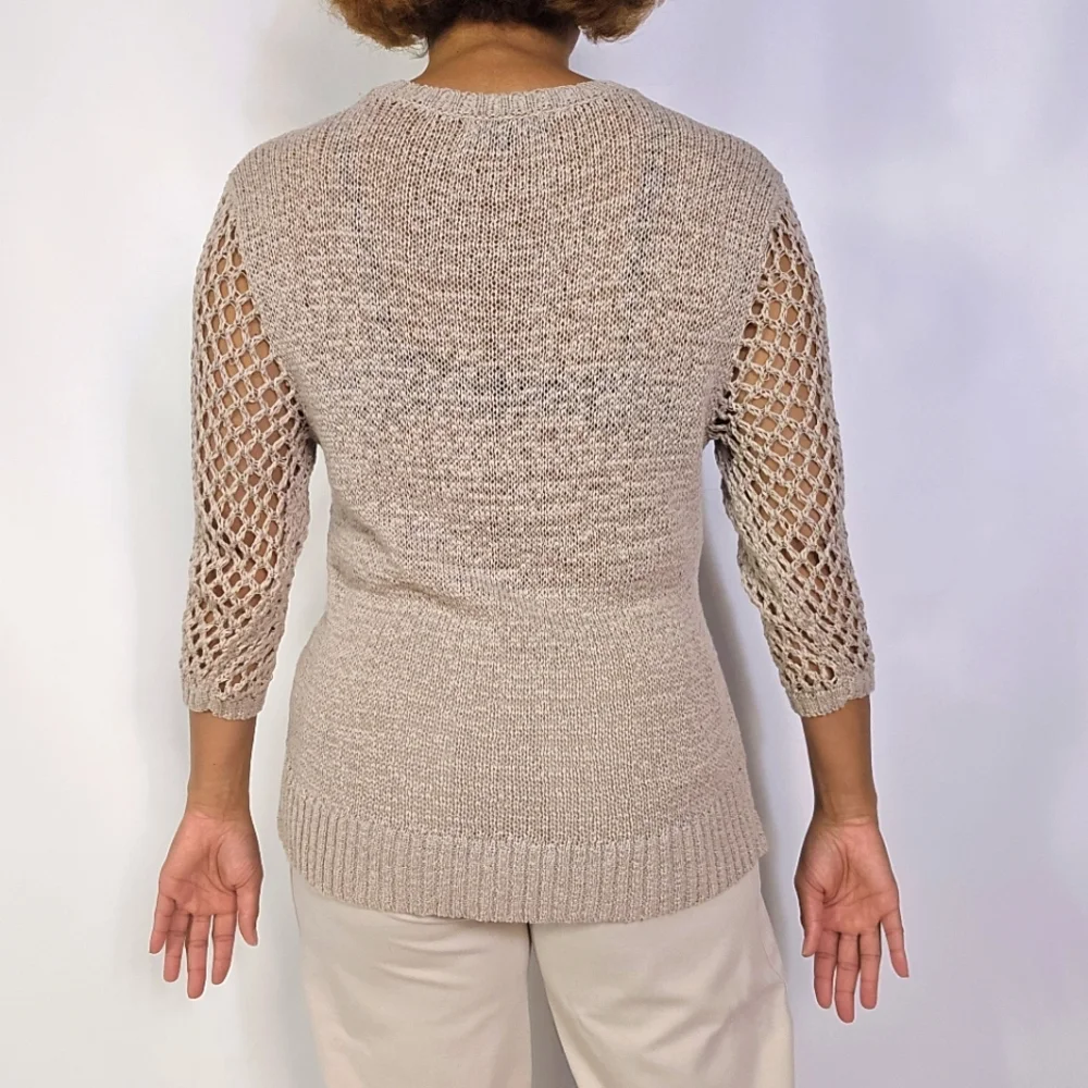 Christian Siriano Netted Top